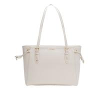 Lazarotti Bologna Leather MK Tote Cream White