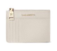 Lazarotti Bologna Leather Schlüsseletui Cardholder Leder 11,5 cm mit Air Tag Fach weiss