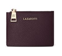 Lazarotti Schlüsseletui Bologna – Leder, 4 Kartenfächer, Reißverschluss, Rot