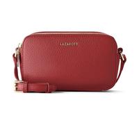 Lazarotti Bologna Leder Umhängetasche Damen | 2 Hauptfächer & längenverstellbarer Schulterriemen | mittelgroße Crossbody Bag | Schultertasche 18 cm