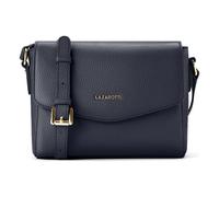 Lazarotti Bologna Leather Umhängetasche Leder 22 cm blau