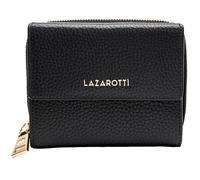Lazarotti Bologna Leather Wallet With 8 Card Slots Black