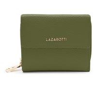 Lazarotti Bologna mittelgroße Leder Geldbörse Damen | mit Druckknopf, Reißverschlussfach, 9 Kartenfächer, RFID-Schutz | 12 x 10 x 4 cm