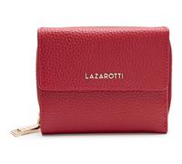 Lazarotti Bologna Leather Wallet With 8 Card Slots Red