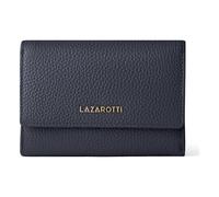 Lazarotti Geldbörse Bologna Leather – Leder, 15 Kartenfächer, RFID-Schutz, Blau 14 cm