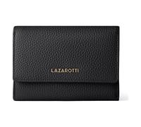 Geldbörse LAZAROTTI "Bologna Leather XL Geldbörse mit Zip-Around Fach Leder 14 cm", Damen, schwarz, Leder, Kleinlederwaren (49447366-0) schwarz