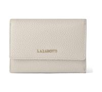 Lazarotti Bologna Leather XL Geldbörse mit Zip-Around Fach Leder 14 cm weiss