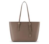Lazarotti Bologna großer Damen Shopper aus Echt-Leder | Tote Bag mit längenverstellbaren Trägern | Schultertasche 35 cm