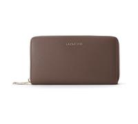 Lazarotti Bologna Leather XL Zip-Around Geldbörse Leder 19 cm braun