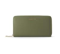 Lazarotti Bologna Leather XL Zip-Around Geldbörse Leder 19 cm oliv