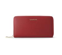 Lazarotti Bologna Leather XL Zip-Around Geldbörse Leder 19 cm rot