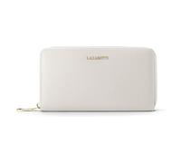 Lazarotti Bologna Leather XL Zip-Around Geldbörse Leder 19 cm weiss