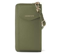 Lazarotti Bologna XL Leder Damen-Geldbörse & Handytasche (2-in-1) | 16 Kartenfächer | zum Umhängen mit RFID-Schutz 11 x 3,5 x 19 cm