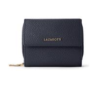 Lazarotti Bologna Leather Zip-Around Geldbörse Leder 12 cm blau