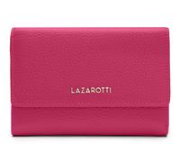 Lazarotti Bologna Leather Zip Wallet With 15 Card Slots M Hot Pink