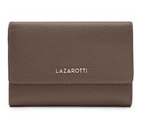Lazarotti Bologna Leather Zip Wallet With 15 Card Slots M Taupe