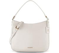 Lazarotti Bologna Leather Schultertasche Leder 27 cm offwhite