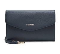Lazarotti Bologna Leather Clutch Tasche Leder 23 cm blau