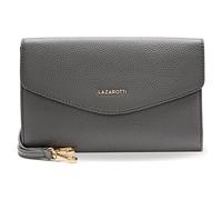 Lazarotti Bologna Leather Clutch Tasche Leder 23 cm grau
