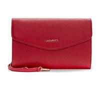 Lazarotti Bologna Leder Clutch | 23 cm mittelgroße Damen Umhängetasche | Hand-Tasche mit abnehmbarem & verstellbarem Schulterriemen