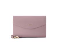 Lazarotti Bologna Leder Clutch | 23 cm mittelgroße Damen Umhängetasche | Hand-Tasche mit abnehmbarem & verstellbarem Schulterriemen