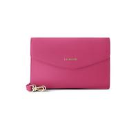 Lazarotti Bologna Leder Clutch | 23 cm mittelgroße Damen Umhängetasche | Hand-Tasche mit abnehmbarem & verstellbarem Schulterriemen