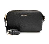 Lazarotti Bologna Leder Umhängetasche Damen | 2 Hauptfächer & längenverstellbarer Schulterriemen | mittelgroße Crossbody Bag | Schultertasche 18 cm