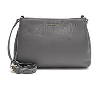 Lazarotti Bologna Leder Umhängetasche Damen | 3 Hauptfächer & längenverstellbarer Schulterriemen | mittelgroße Crossbody Bag | Schultertasche 23 cm