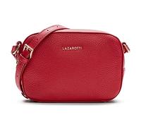 Lazarotti Bologna Leder Umhängetasche Damen | längenverstellbarer Schultergurt | mittelgroße Crossbody Bag 19 cm