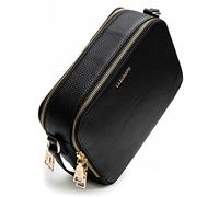 Lazarotti Bologna Leder Umhängetasche Damen | verstellbarer Schultergurt & 2 Hauptfächer | mittelgroße Crossbody Bag | Schultertasche 21 cm