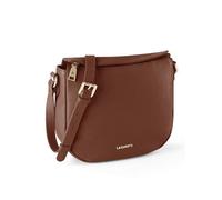 Lazarotti Bologna Leder Umhängetasche Damen | verstellbarer Schultergurt | mittelgroße Crossbody Bag | Schultertasche 25 cm