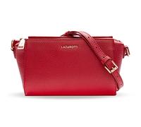 Lazarotti Bologna Leder Umhängetasche Damen | verstellbarer Schultergurt | mittelgroße Crossbody Bag | Schultertasche 20 cm