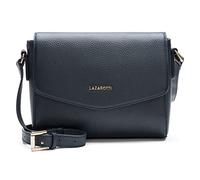 Lazarotti Bologna Leather Umhängetasche Leder 22 cm blau