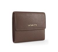 Lazarotti Geldbörse Bologna – Leder, 8 Kartenfächer, 12 cm – Braun