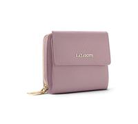 Lazarotti Bologna mittelgroße Leder Geldbörse Damen | mit Druckknopf, Reißverschlussfach, 9 Kartenfächer, RFID-Schutz | 12 x 10 x 4 cm