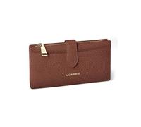 Lazarotti Bologna XL Leder Geldbörse Damen| großes Reißverschlussfach | 24 Kartenfächer & Münzfach| RFID Schutz| 20 x 2 x 10 cm