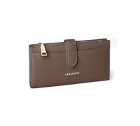 Lazarotti Bologna XL Leder Geldbörse Damen| großes Reißverschlussfach | 24 Kartenfächer & Münzfach| RFID Schutz| 20 x 2 x 10 cm