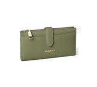 Lazarotti Bologna XL Leder Geldbörse Damen| großes Reißverschlussfach | 24 Kartenfächer & Münzfach| RFID Schutz| 20 x 2 x 10 cm