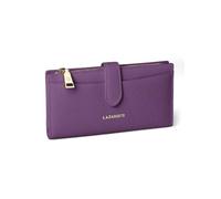 Lazarotti Bologna XL Leder Geldbörse Damen| großes Reißverschlussfach | 24 Kartenfächer & Münzfach| RFID Schutz| 20 x 2 x 10 cm