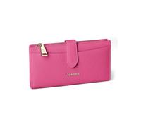 Lazarotti Bologna XL Leder Geldbörse Damen| großes Reißverschlussfach | 24 Kartenfächer & Münzfach| RFID Schutz| 20 x 2 x 10 cm