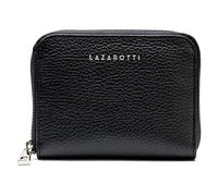 Lazarotti Milano Leather Geldbörse Leder 13,5 cm schwarz