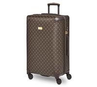 Lazarotti großer Ckeck-in Koffer | XL Trolley 50 x 32 x 79 cm | leichtes hybrides Material mit Logo Druck & Eckenschutz | 4 Doppelrollen & TSA-Schloss für Damen & Herren (Palermo)