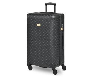Lazarotti großer Ckeck-in Koffer | XL Trolley 50 x 32 x 79 cm | leichtes hybrides Material mit Logo Druck & Eckenschutz | 4 Doppelrollen & TSA-Schloss für Damen & Herren (Palermo)