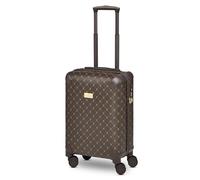 Lazarotti Kleiner Kabinen-Koffer|Cabin-Trolley 38 x 22 x 55 cm | leichtes hybrides Material mit Logo Druck & Eckenschutz | 4 Doppelrollen & TSA-Schloss für Damen & Herren (Palermo)