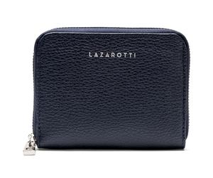 Lazarotti Milano Leather Damengeldbörse blue Damen
