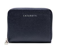 Lazarotti Milano Leather Geldbörse Leder 13,5 cm blau