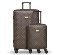 Lazarotti Palermo 4 Rollen Kofferset 2-teilig braun