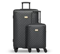 Lazarotti Palermo 4 Rollen Kofferset 2-teilig schwarz