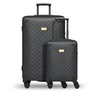 Lazarotti Palermo 4 Rollen Kofferset 2-teilig schwarz