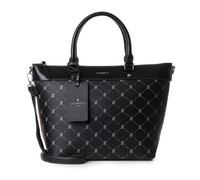 Henkeltasche LAZAROTTI "Palermo Handtasche 29 cm", Damen, Gr. B/H/T: 14cm x 27cm, schwarz-weiß (schwarz), Kunstleder, Taschen (89110659-0) schwarz
